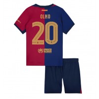 Barcelona Dani Olmo #20 Fotballklær Hjemmedraktsett Barn 2024-25 Kortermet (+ korte bukser)